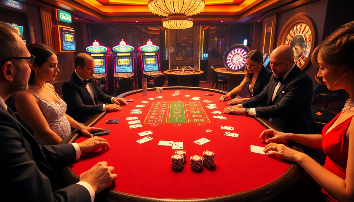 Experience thrilling casino action at CM88 with a vibrant blackjack table and playful poker chips.