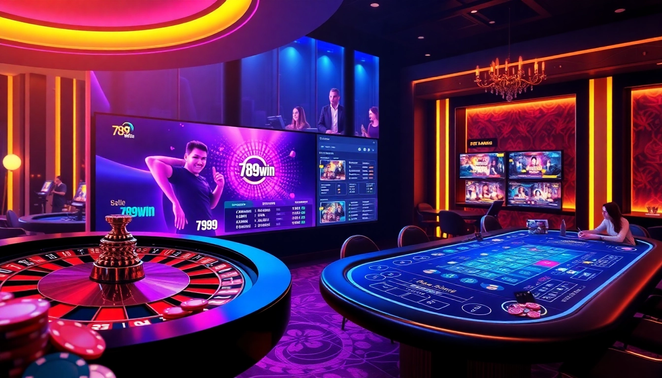 Experience the excitement of 789win with online casino action featuring roulette and poker.