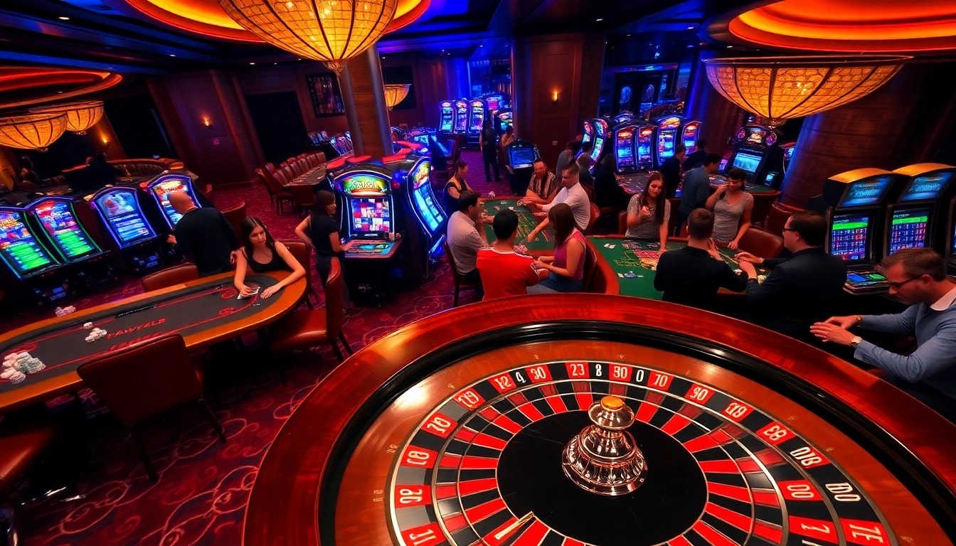 Players enjoying luxury casino games at EE88, showcasing gambling excitement and camaraderie.