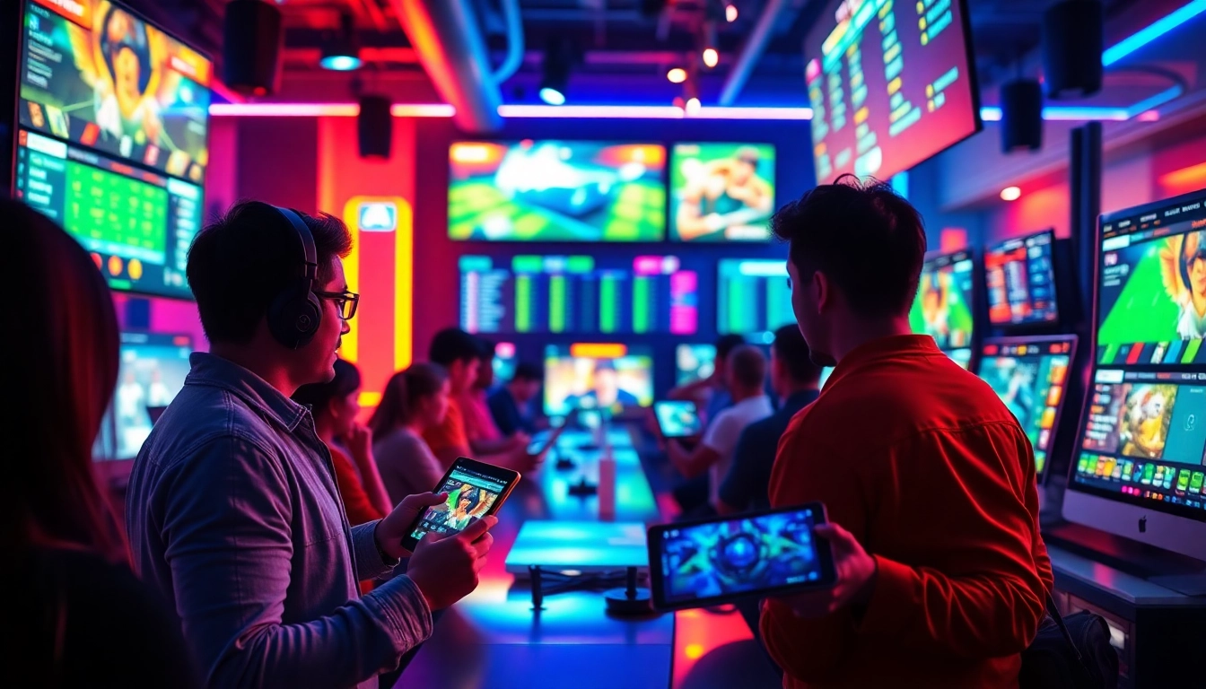 Exciting gaming atmosphere at bk860s.com showcasing live betting and vibrant gameplay.