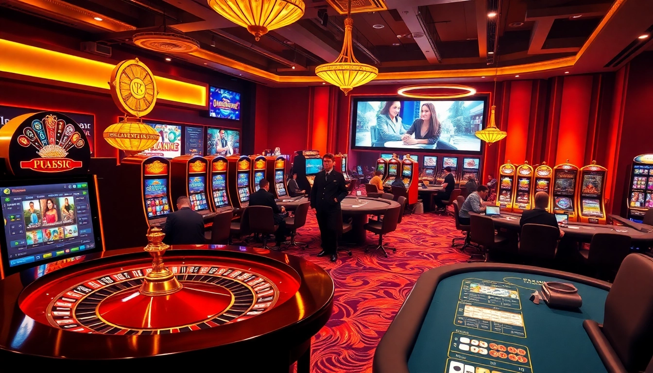 Experience the thrilling action at https://pg88sr.com/ with players enjoying a vibrant online casino atmosphere.