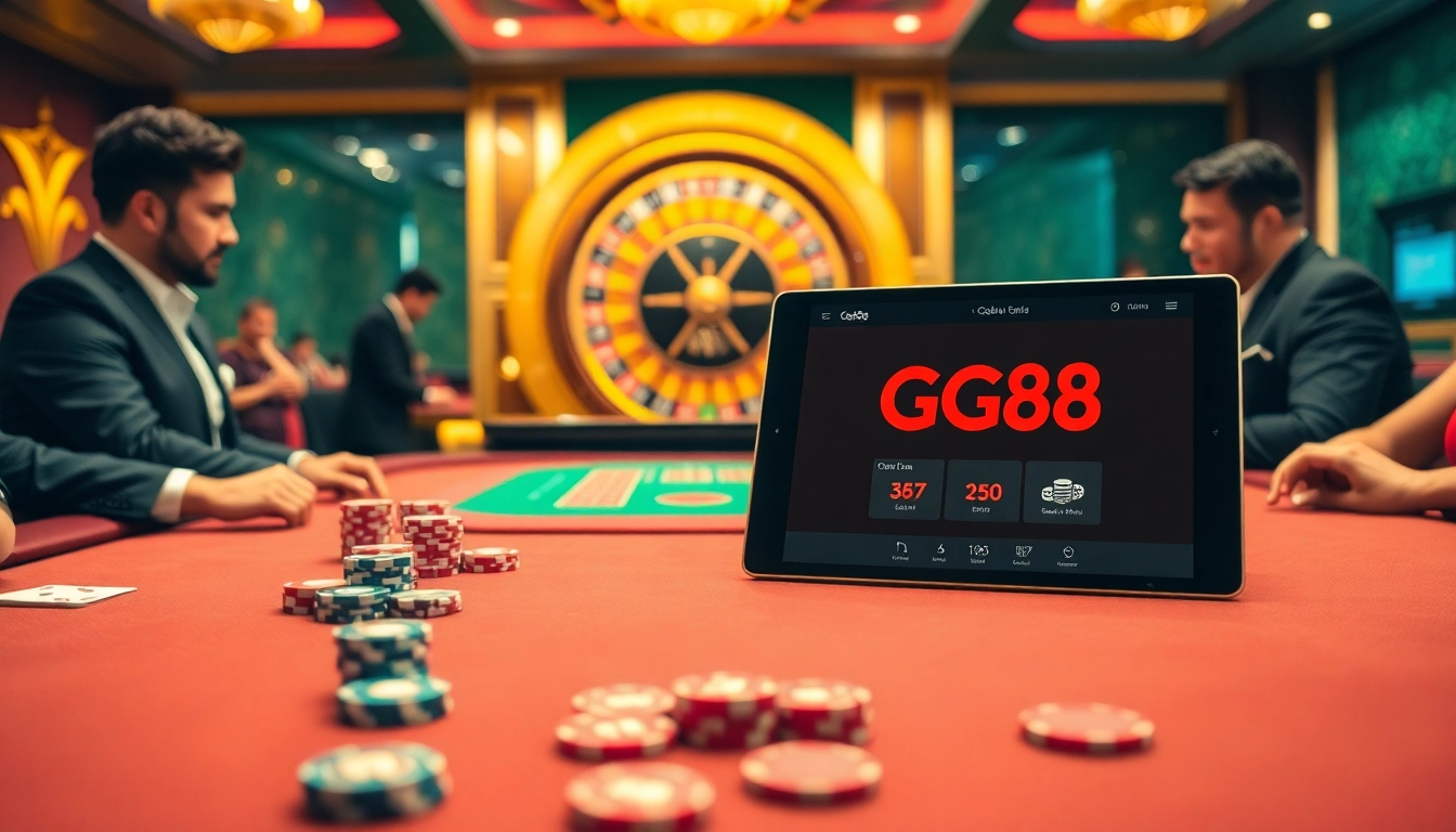 Experience the excitement of betting at GG88 with vibrant casino action and poker dynamics.