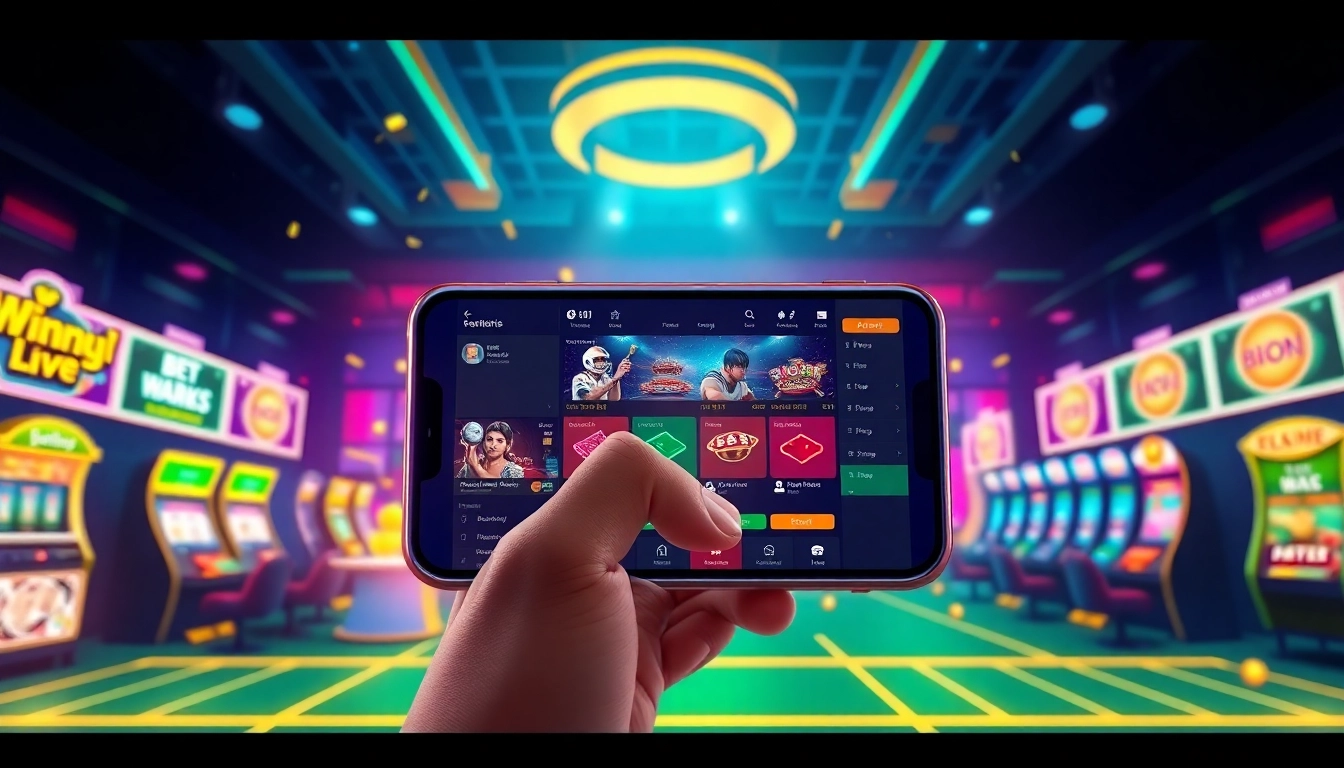 Engaging online gambling experience on winvn88.live with vibrant gaming interface.