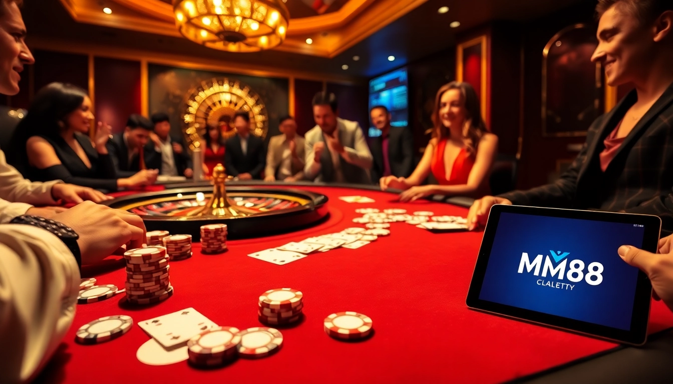 Experience thrilling poker at MM88.agency, featuring luxury tables and professional players.