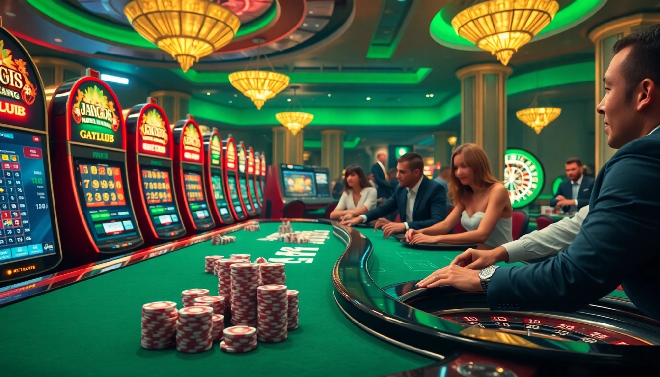 Experience the excitement of HITCLUB online casino gaming with vibrant tables, slots, and roulette.
