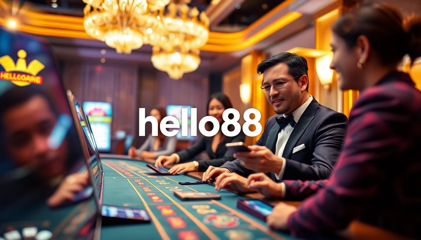 Hello88win.live brings the excitement of live online gaming with a luxurious dealer and engaging casino atmosphere.
