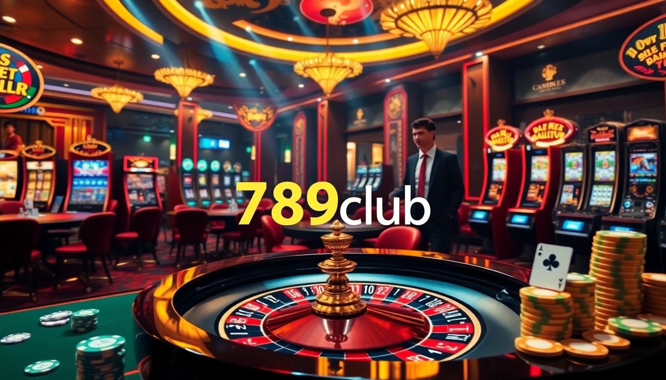 Players enjoying thrilling experiences at 789club casino with vibrant games and chips.